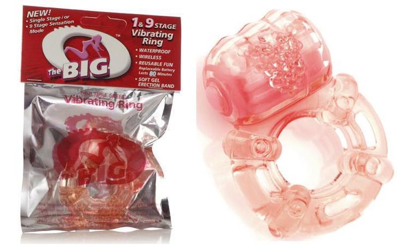  Vibrating Cock Ring Red 